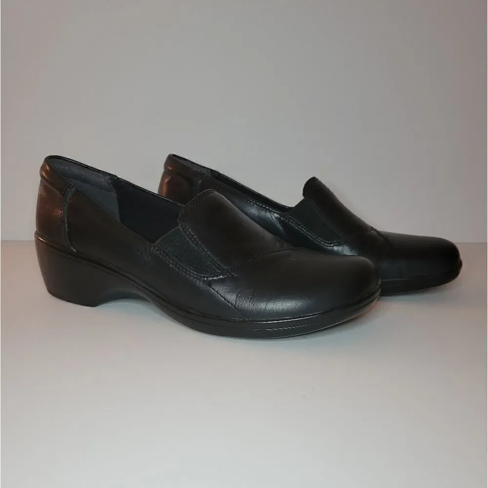 Clarks Leather Slip-on Black Shoe